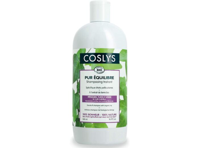 SHAMPOOING ANTI-PELLICULAIRE 500ML Coslys - Pur equilibre