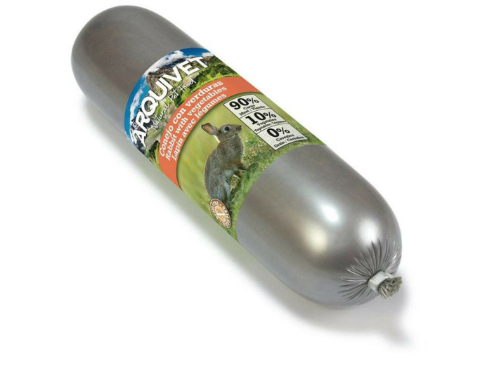 ARQUIVET, Saucisse de lapin aux légumes - 500g