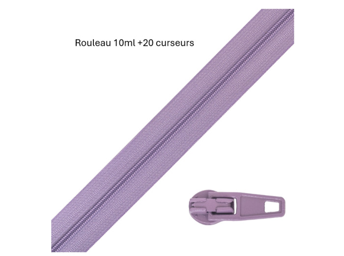 Rouleau Fermeture 10ml en 4mm violet N3-862