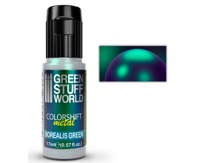 Peinture - Colorshift Metal "Chameleon" 17ml - Borealis Green