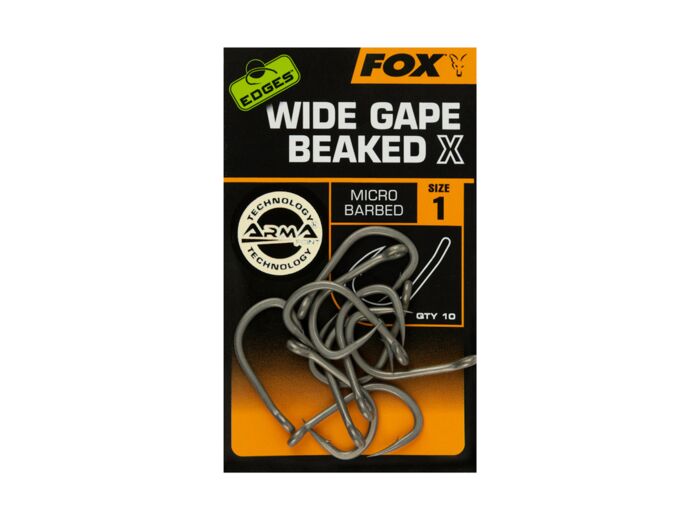 hook wide gape baked X fox