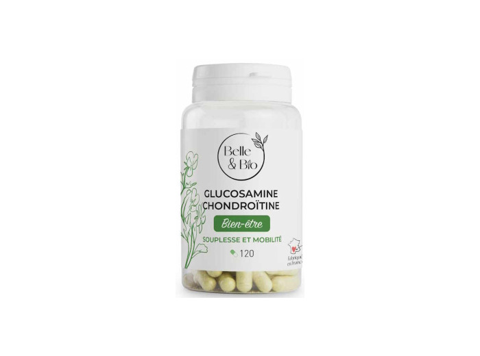 Glucosamine et Chondroïtine naturels 120 gélules