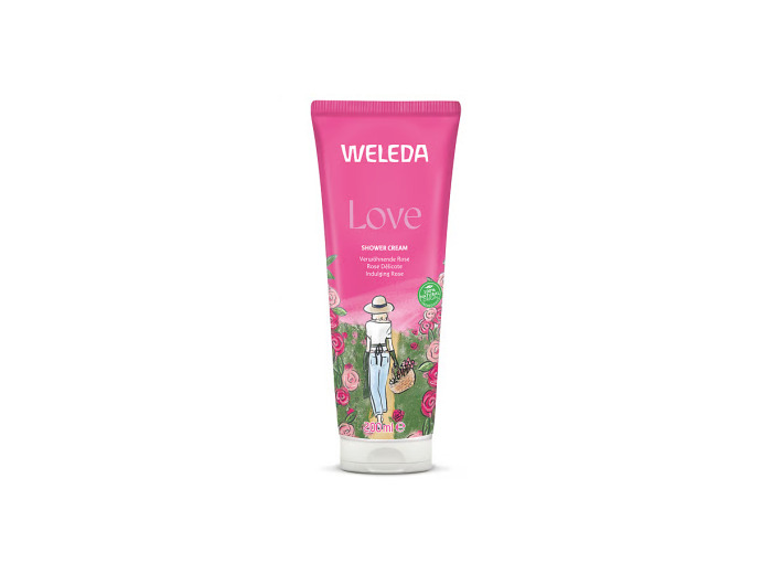 Crème de douche Rose délicate Love 200ml
