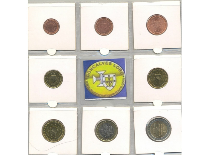 HOLLANDE ( PAYS-BAS) 2003 SERIE 8 MONNAIES SUP-