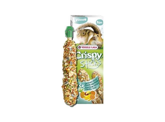 Crispy Sticks fruits exotiques écureuils & hamsters - 2x55g