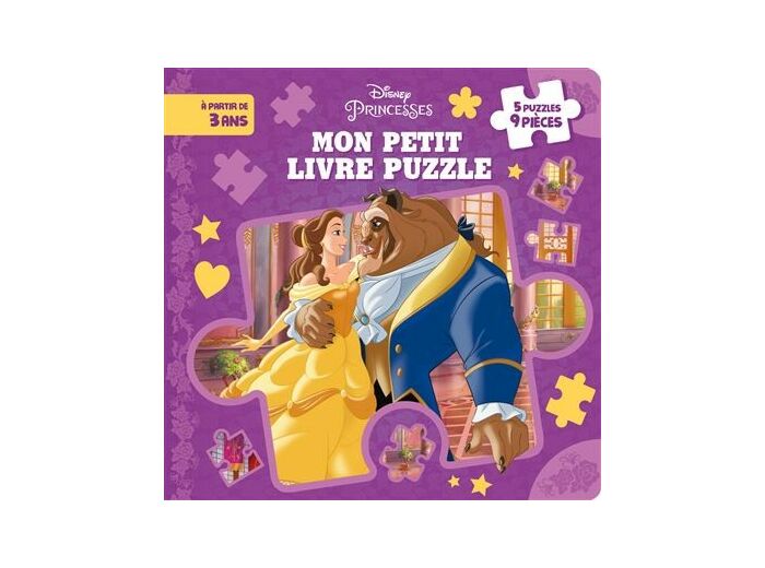  DISNEY - Mon Petit Livre Puzzle - 5 puzzles 9 pièces