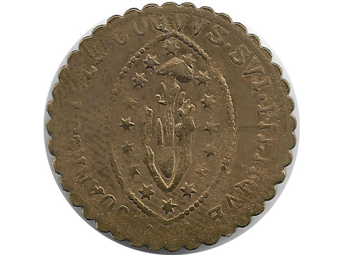 JETON - IMITATION DUCAT D OR DU DOGE ALVISE III MOCEGINO TTB N1
