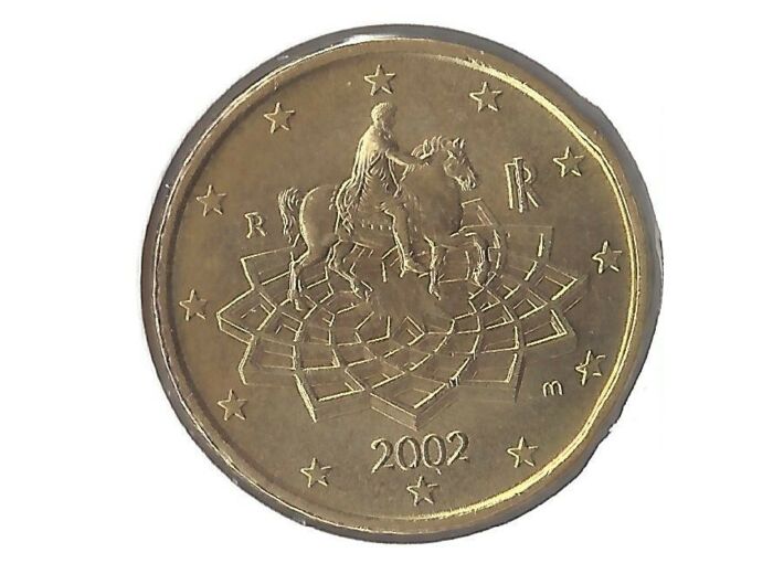ITALIE 2002  50 CENTIMES SUP
