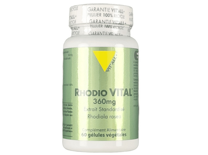 Rhodio Vital 360mg 60 Gélules Végétales