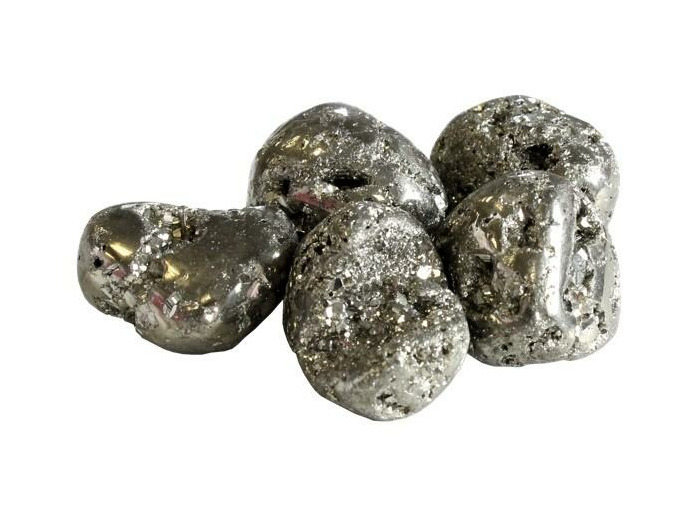 Pierre roulée Pyrite