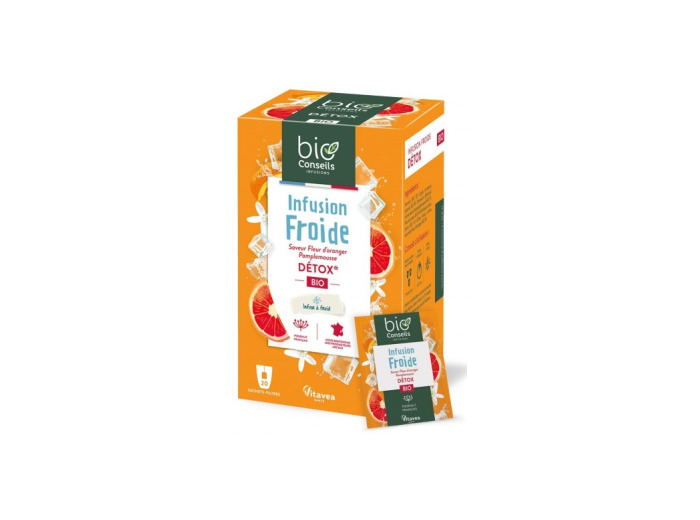 Infusion froide Détox bio 20 sachets