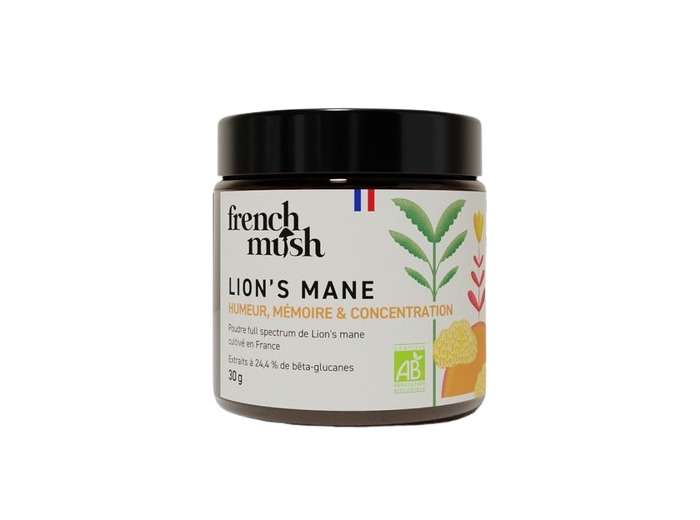 Poudre de Lion's Mane Bio-30g-French Mush