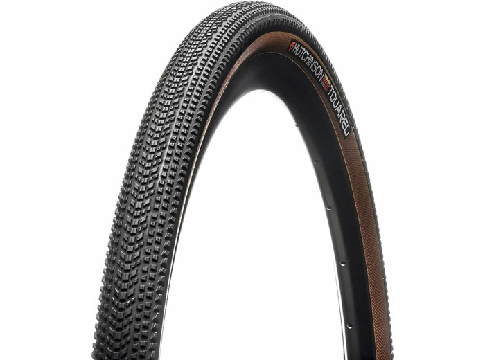 PNEU GRAVEL 700X40 TS HUTCHINSON TOUAREG TUBELESS READY HARDSKIN NOIR / MARRON TAN (40-622)
