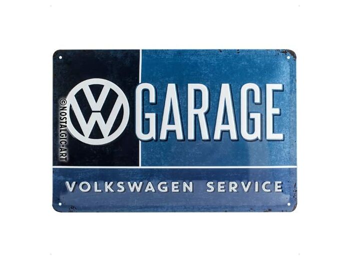 Plaque métal - VW Garage - 40x60 cm.