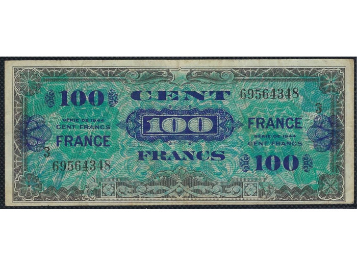 FRANCE 100 FRANCS FRANCE Type 1945 SERIE 3 TTB 348
