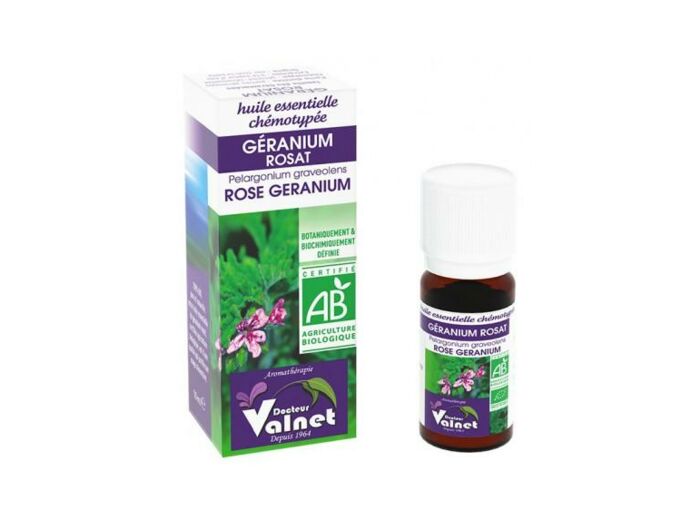 Huile essentielle Géranium rosat Bio-10ml-Dr.Valnet