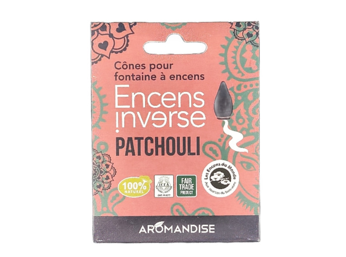 Encens Cône Fontaine Patchouli x10