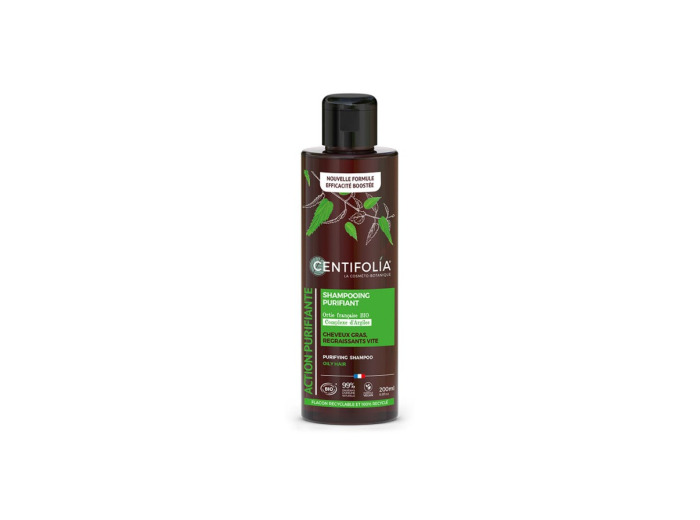 Shampoing cheveux gras ortie et argile verte 200ml