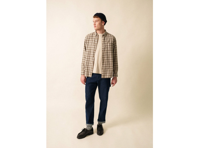 Chemise à carreaux Léon en flanelle