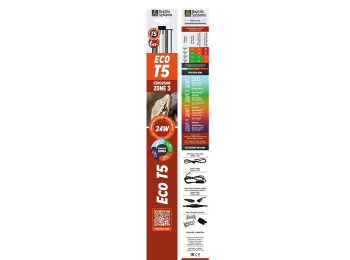 REPTILE SYSTEMS, ECO T5 Zone 3 - 24W / 570mm