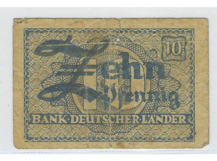 ALLEMAGNE LANDËR 10 PFENNIG ND (1948 ) TB
