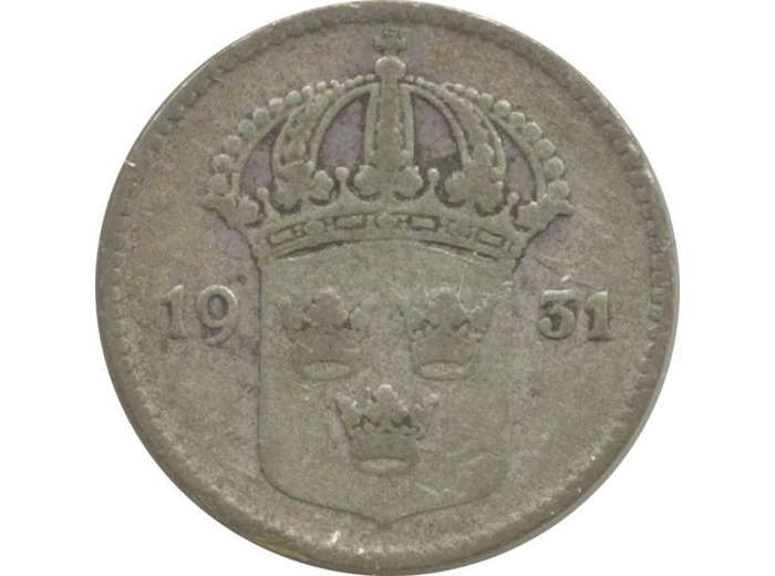 SUEDE 10 ORE 1931 G TB+