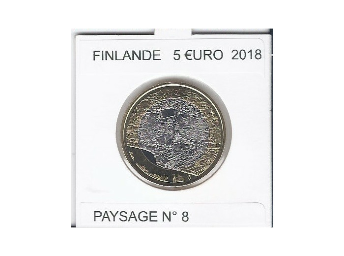 FINLANDE 2018 5 EURO PAYSAGE Numero 8 SUP