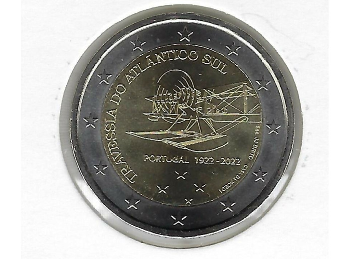 PORTUGAL 2022 2 EURO TRAVERSIA DO ATLANTICO SUL SUP