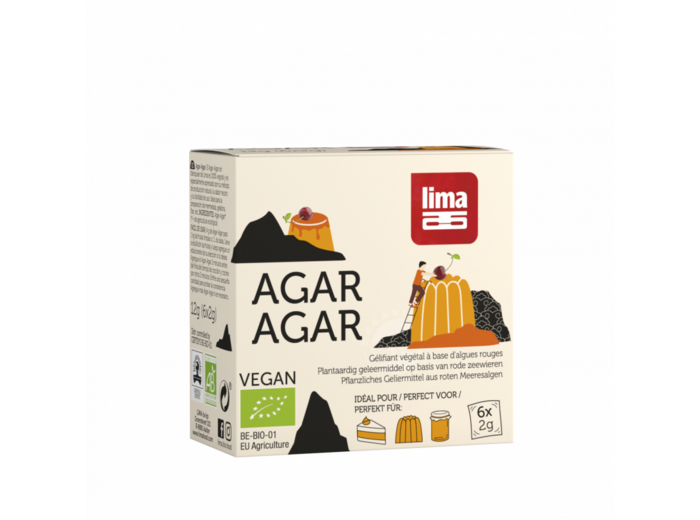 Agar-Agar Bio-6x2g-Lima