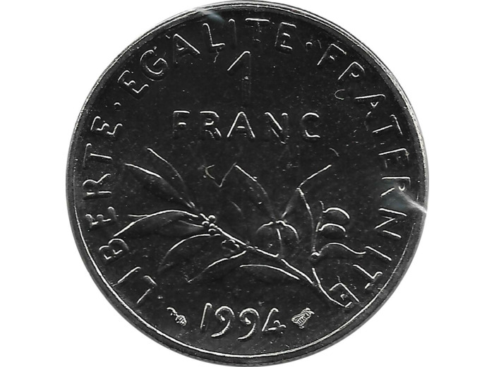 FRANCE 1 FRANC ROTY 1994 abeille BU