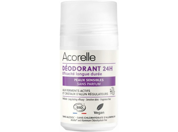 Deodorant 24H peaux sensibles 50ml Acorelle