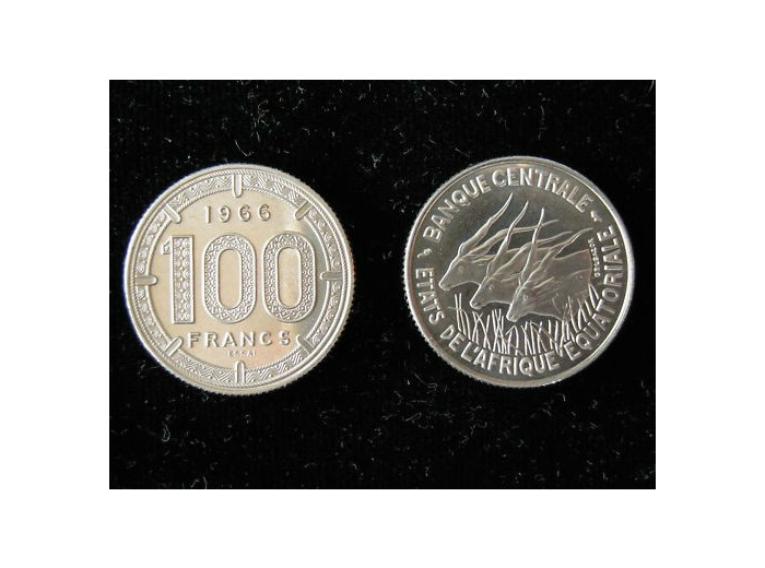 B.C.E.A.E 100 FRANCS 1967 F.D.C ESSAI