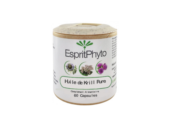 HUILE DE KRILL PURE 60 CAPSULES DE 500 MG