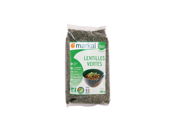Lentilles vertes 500g