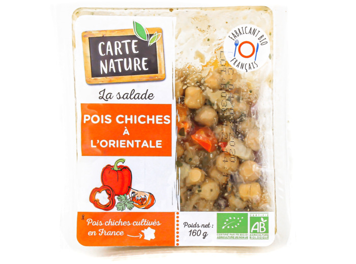 Salade de Pois Chiches aux Légumes Bio 160g