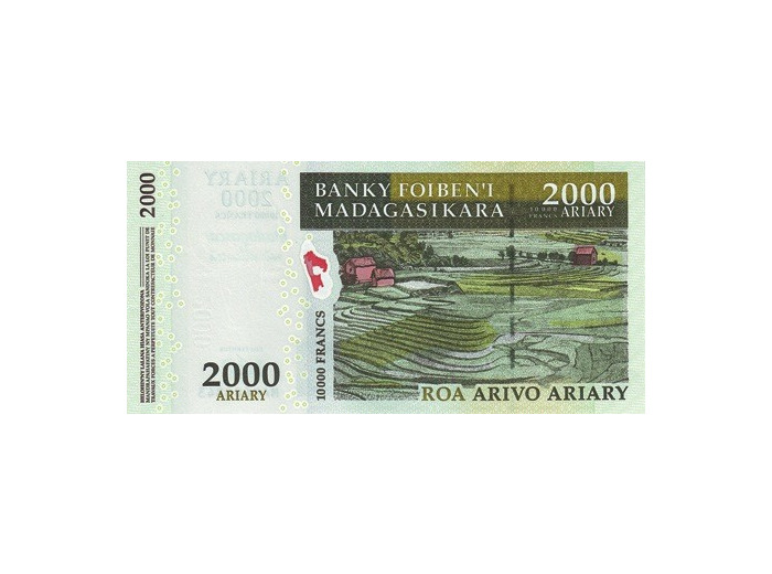 MADAGASCAR 2000 ARIARY / 10000 FRANCS  2006 NEUF