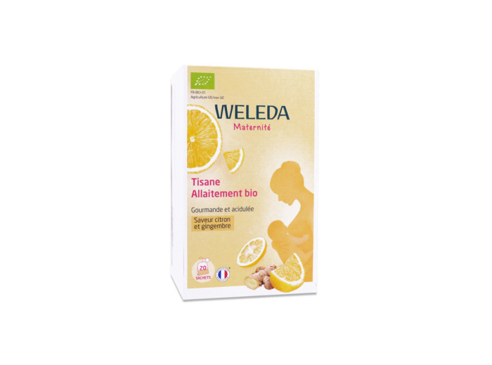Tisane allaitement bio citron gingembre 20 sachets