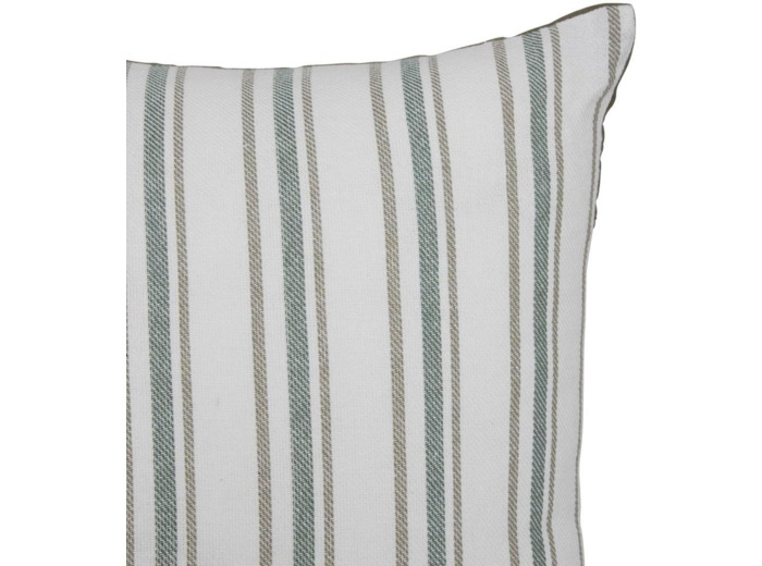 Atmosphera - Coussin Groove 40x40cm rayé Vert