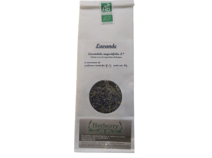 Lavande Bio pour tisanes-25g-Herberry