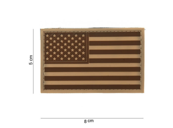 Patch 3D PVC USA (désert)