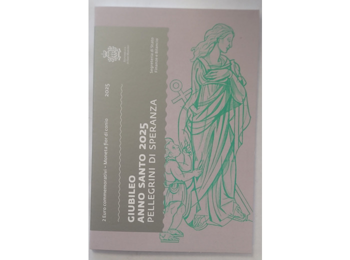 SAINT MARIN 2025 2 EURO COMMEMORATIVE ANNEE SAINT JUBILE BU
