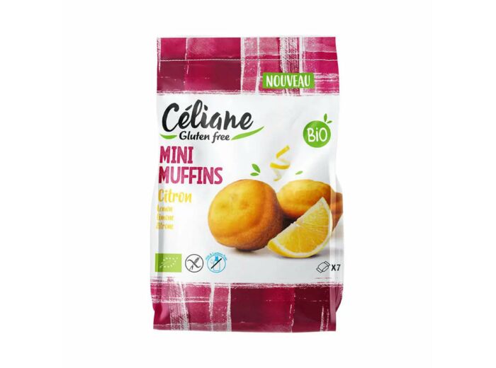 Mini Muffins Citron Bio sans gluten-200g-Céliane