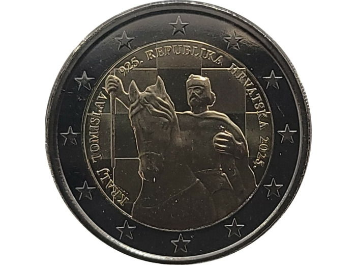 CROATIE 2025 2 EURO ROI TOMISLAV Ier UNC
