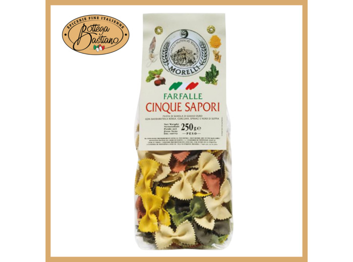 Pâtes aux cinq saveurs Farfalle 250g