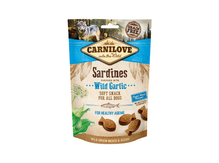 Friandises Semi-Humide Sardine/Ail des ours (Sans Céréales) - 200GR