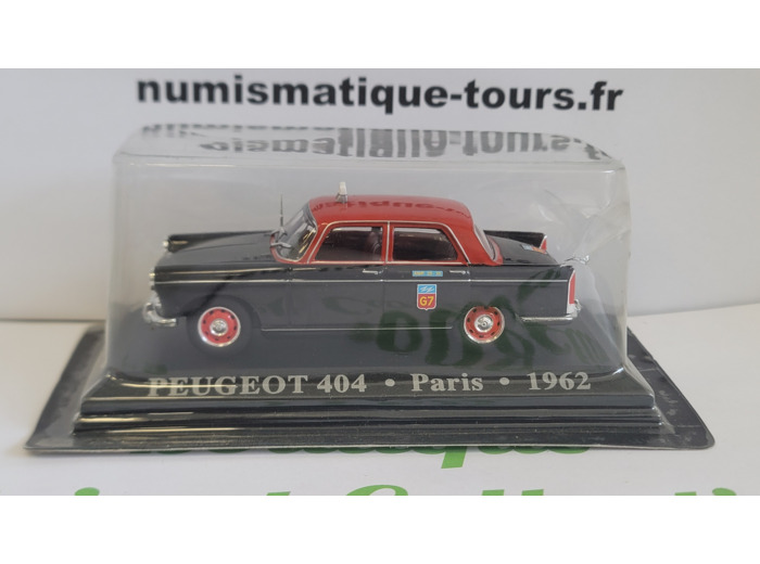 PEUGEOT 404 PARIS 1962 1/43 (TAXI DU MONDE)