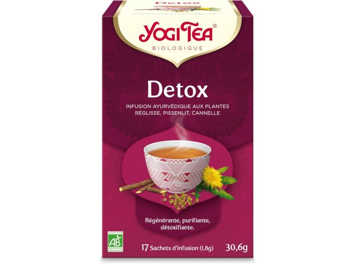 Tisane ayurveda detox 17x1,8g Yogi Tea