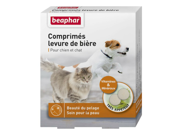 Comprimés de levure de bière chien et chat - x100