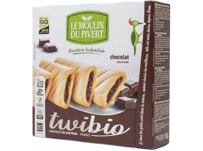 Biscuit fourre chocolat Twibio 150g Twibio