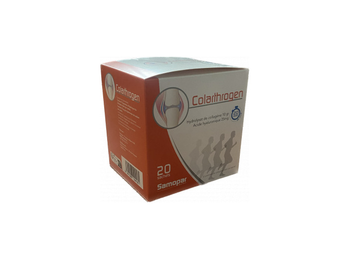 Colarthrogen 20 sachets collagène et acide hyaluronique  20 jours de cure
